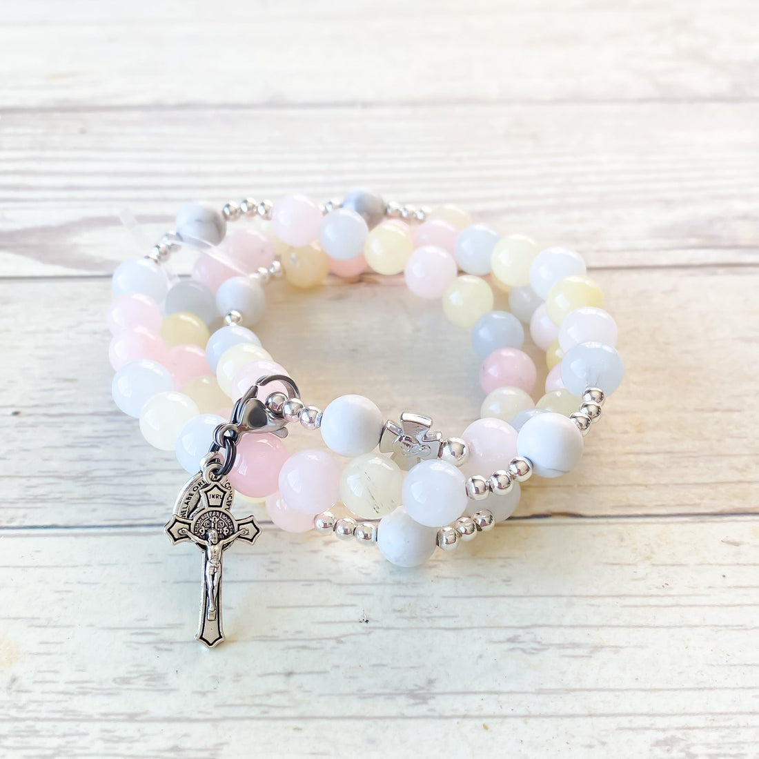 Rosary Bracelet (Mary, Mediatrix of Grace)