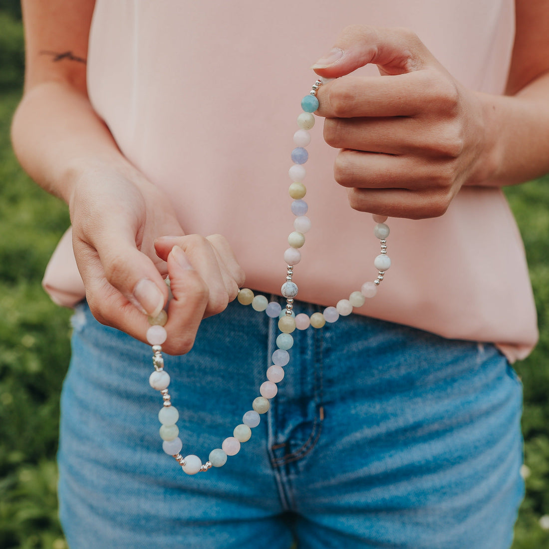 Rosary Bracelet (Mary, Mediatrix of Grace)