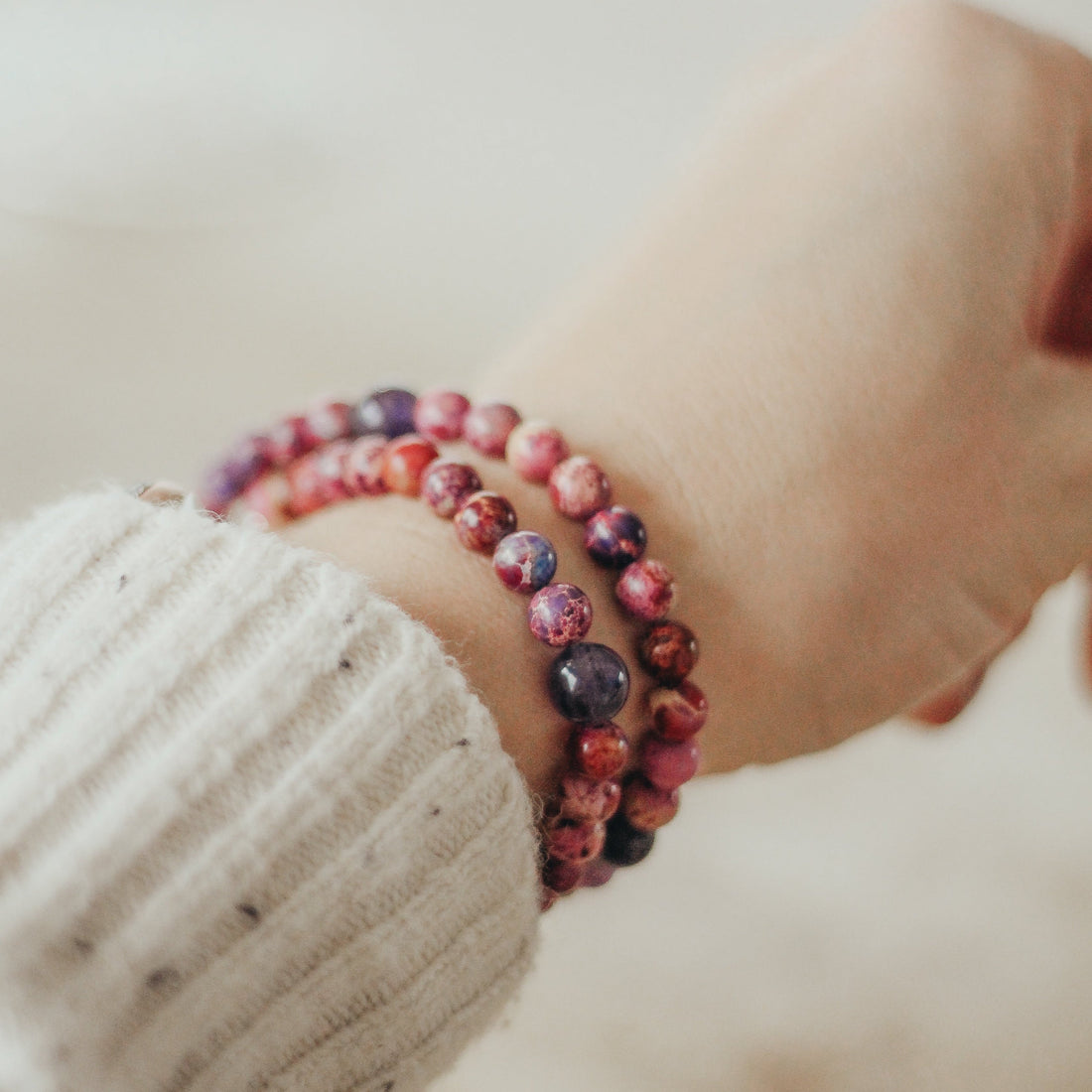 Rosary Bracelet (Purple Penance)