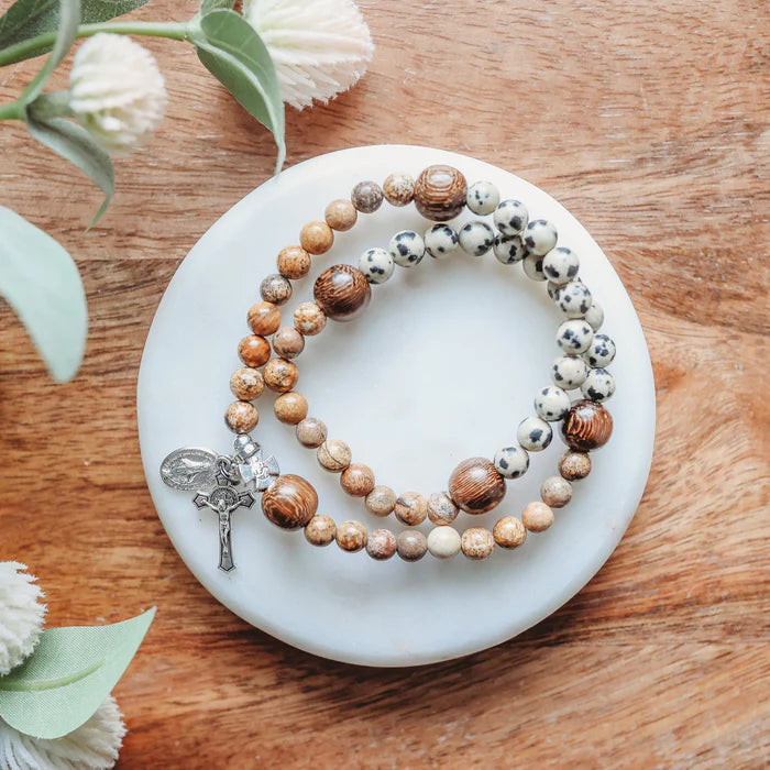 Rosary Bracelet (St. Maximillian Kolbe)