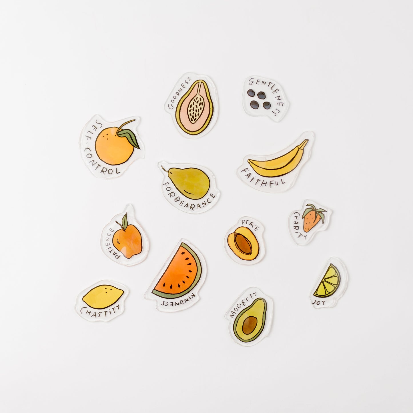 Gel Window Clings (Fruits of the Spirit)