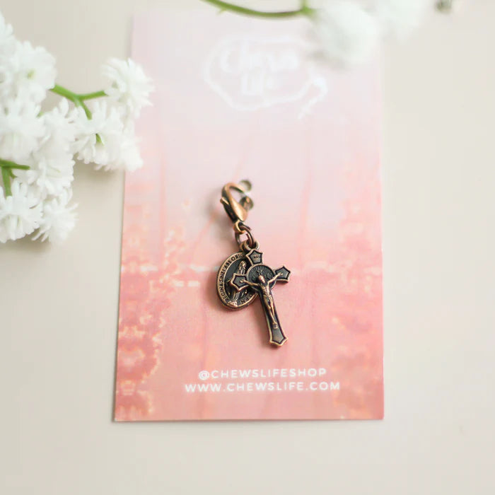 Miraculous Medal & Crucifix | Bookmark Charm
