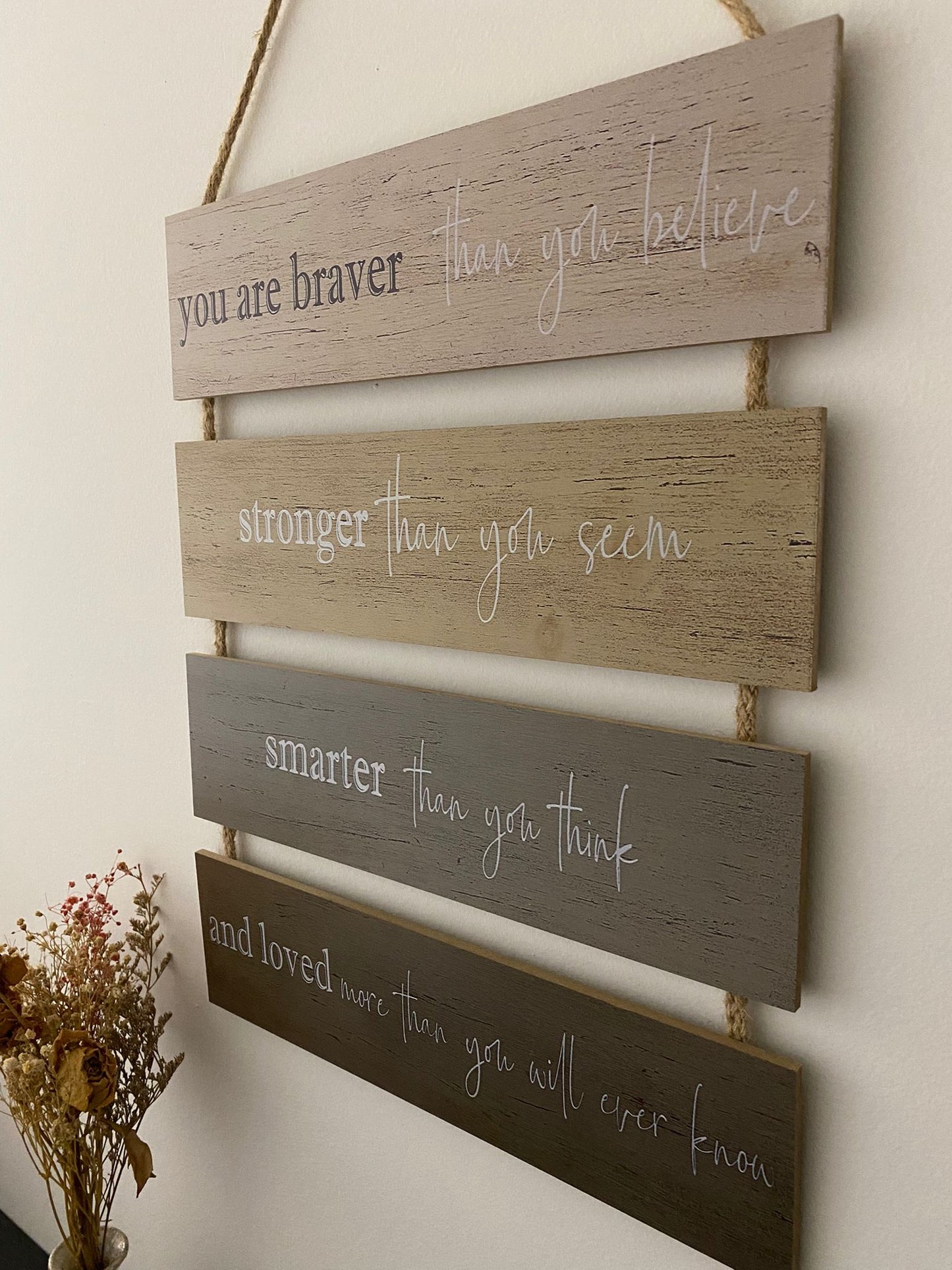 Affirmation Wooden Sign