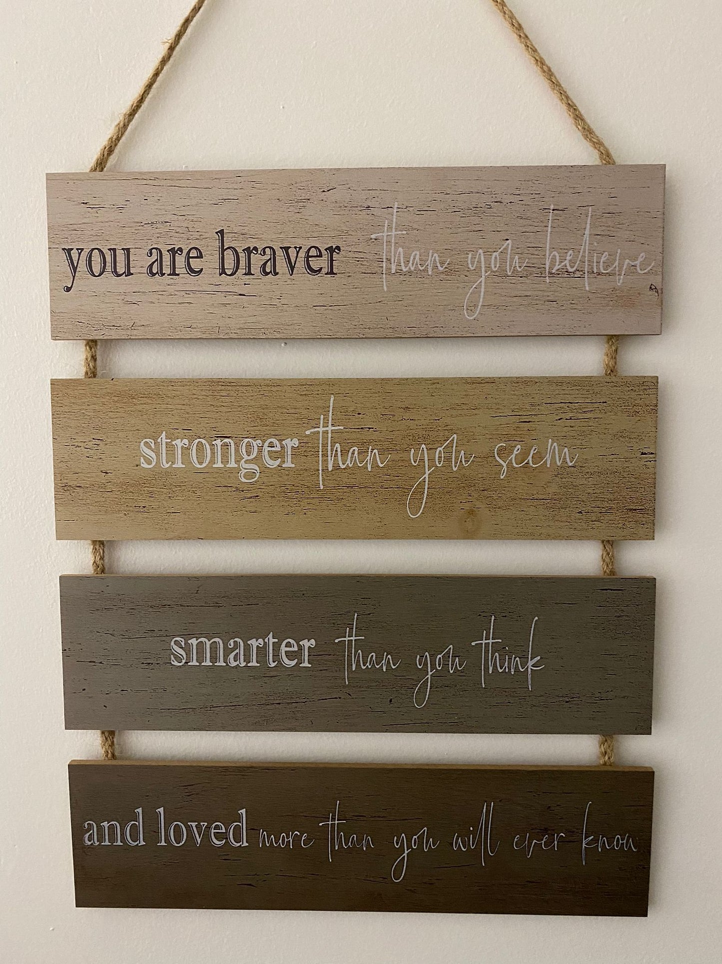 Affirmation Wooden Sign