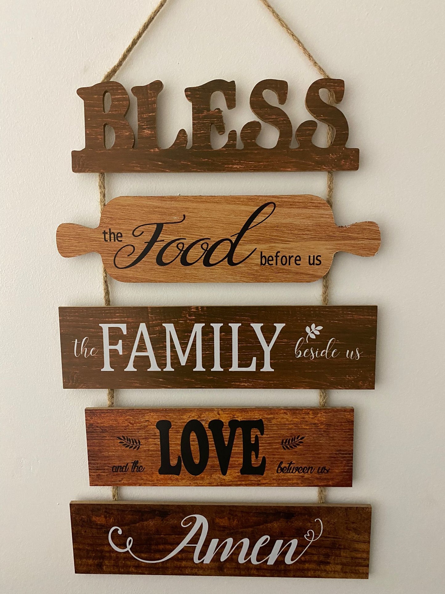 Meal Blessings Wooden Sign