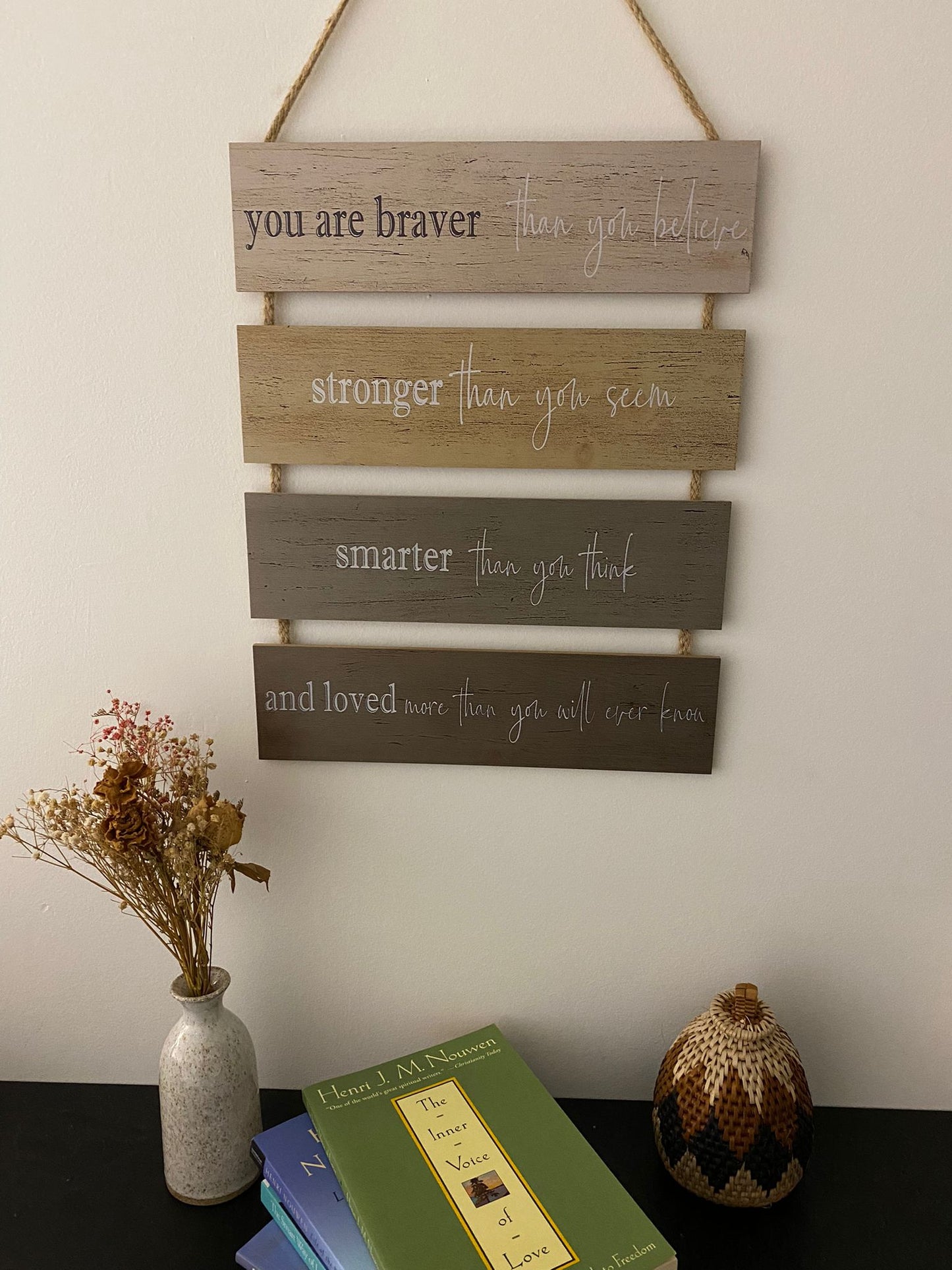 Affirmation Wooden Sign