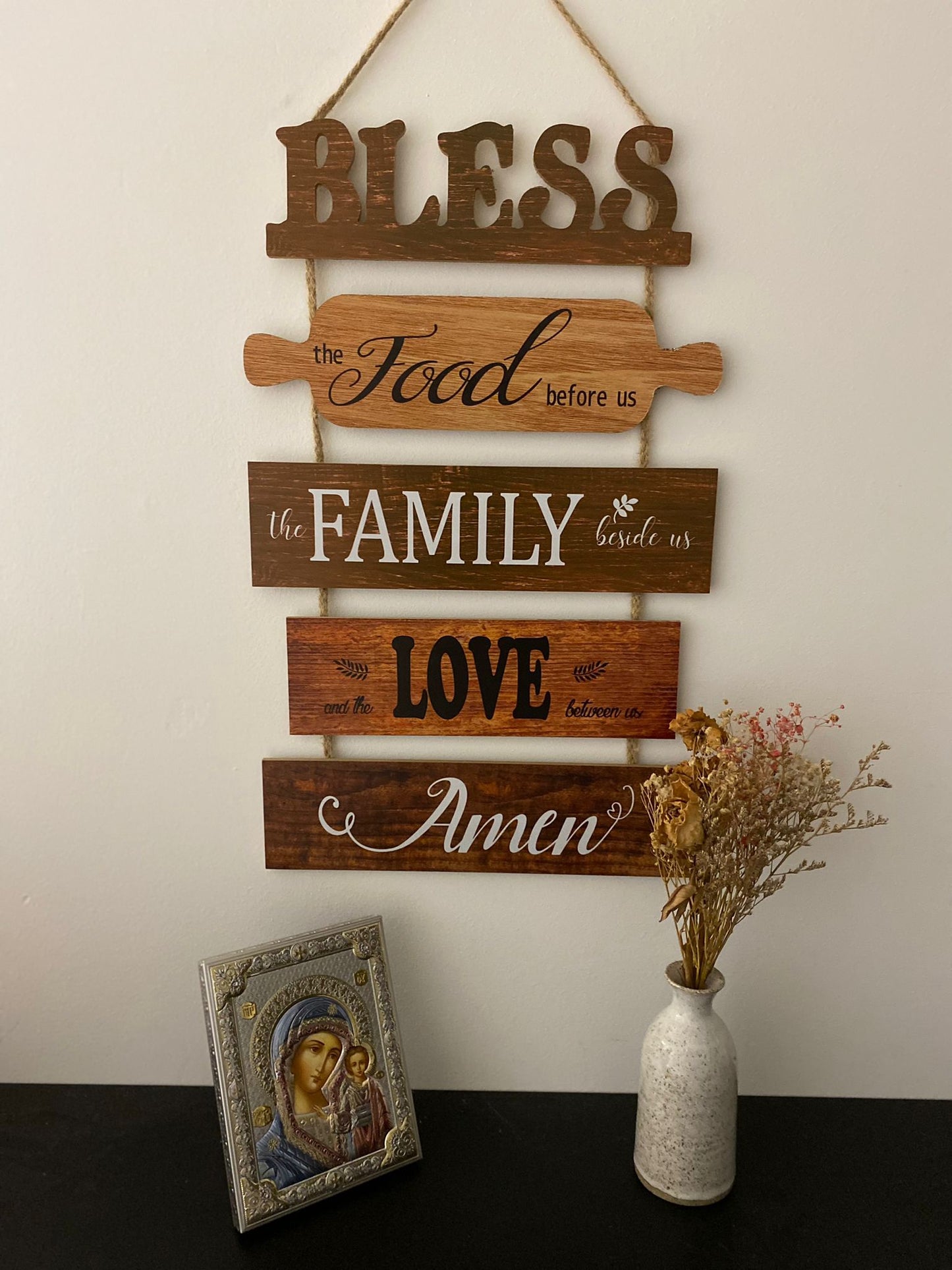 Meal Blessings Wooden Sign