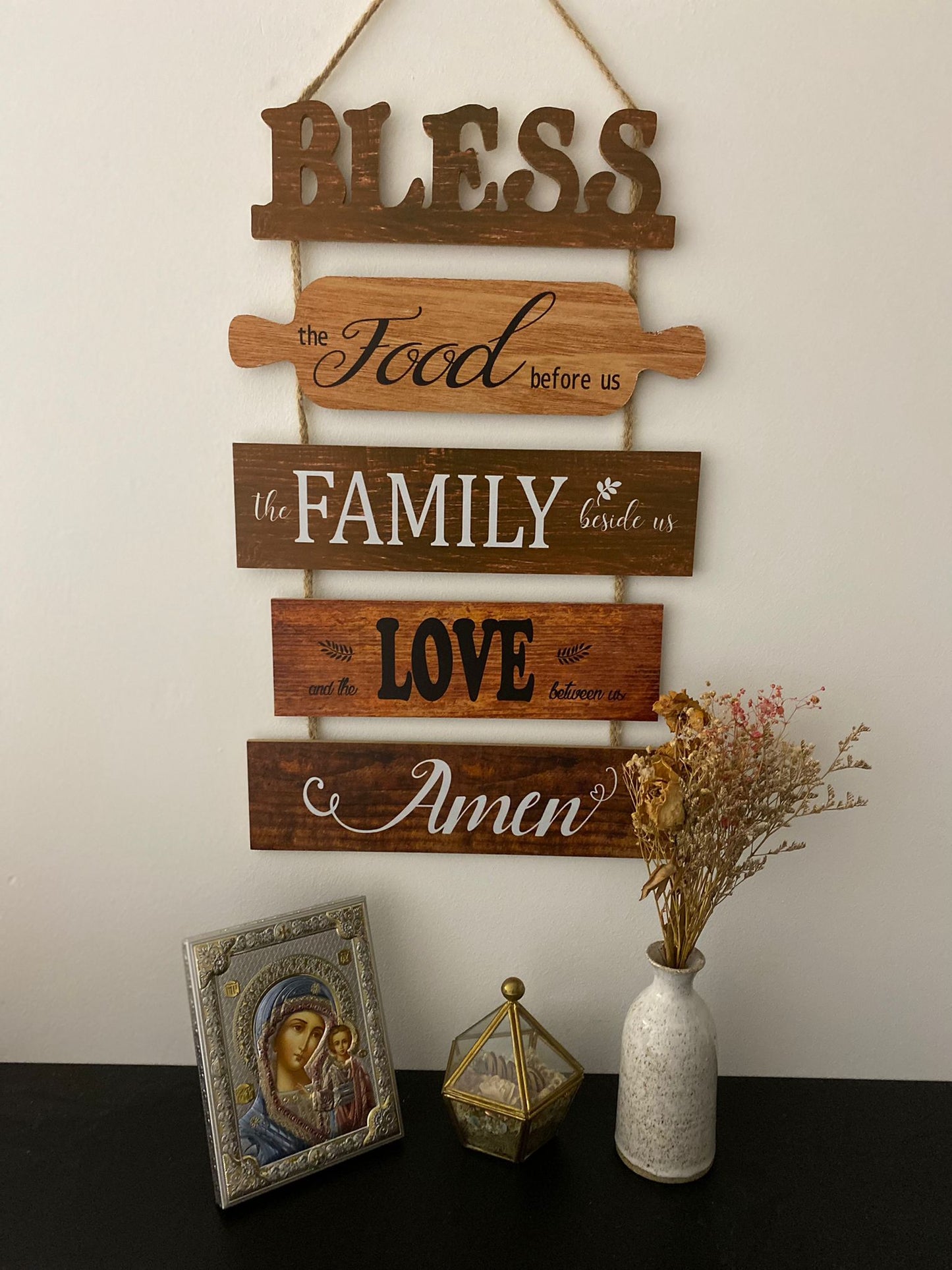 Meal Blessings Wooden Sign