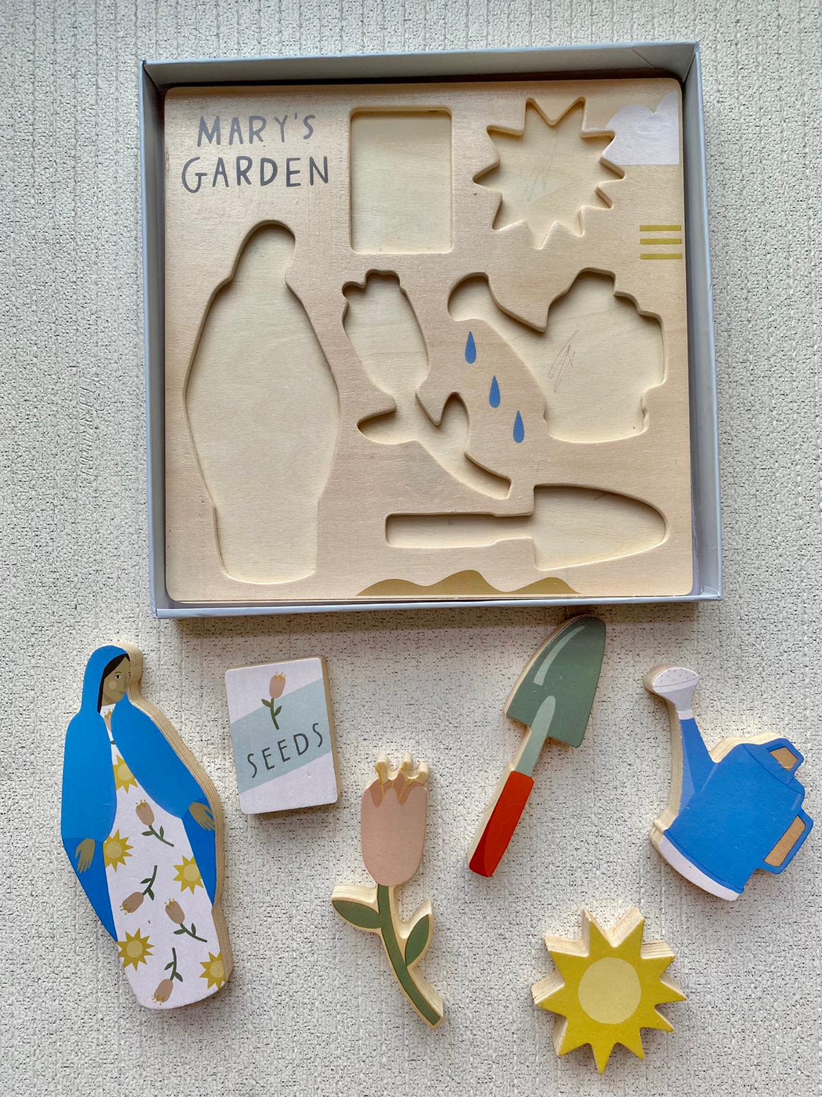 Mary's Garden Wooden Puzzle