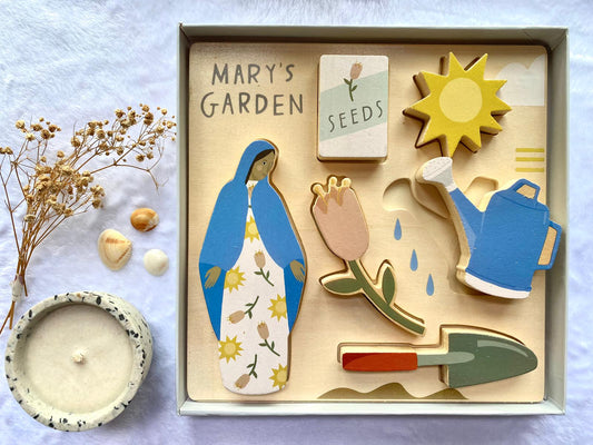 Mary's Garden Wooden Puzzle