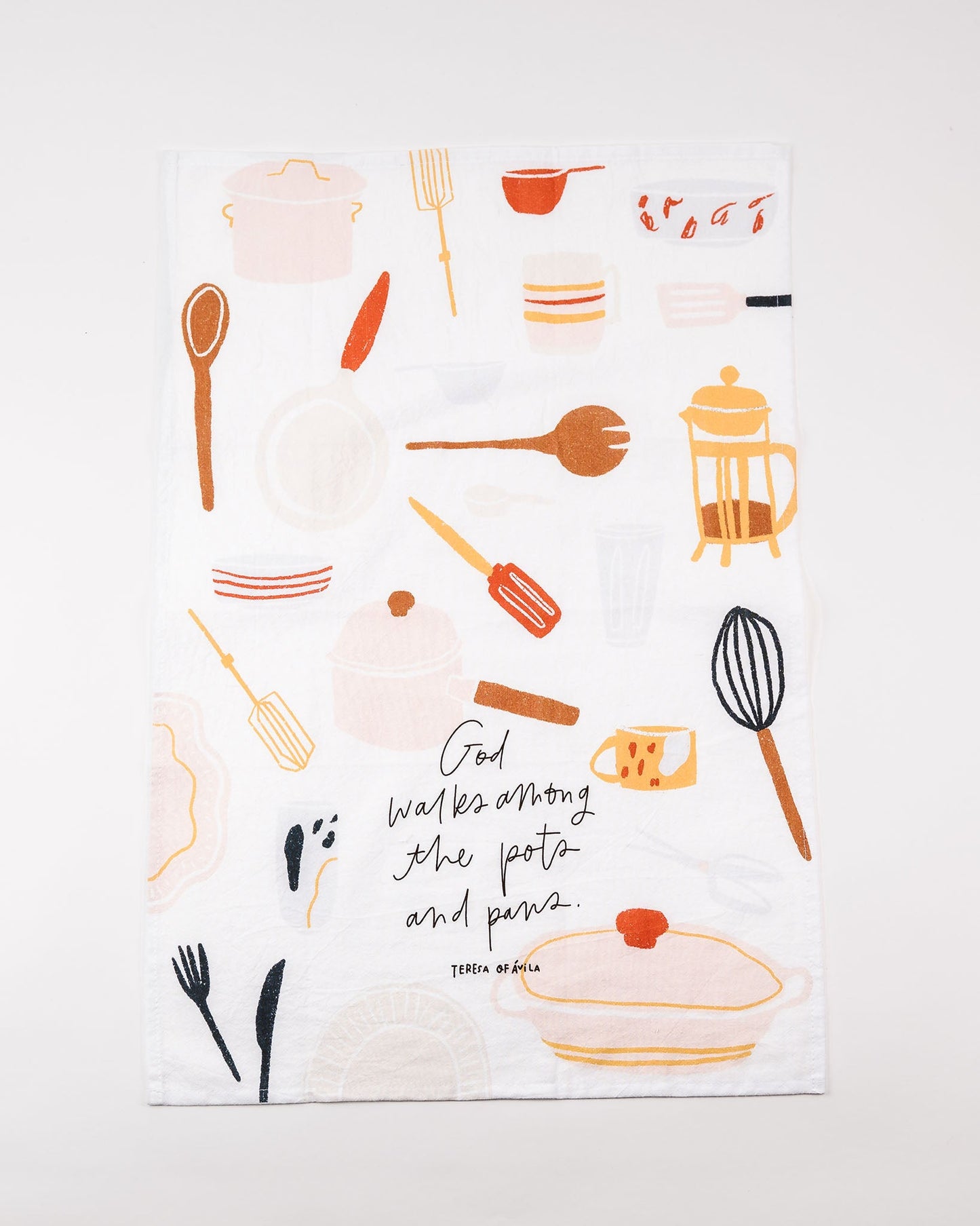 Pots and Pans Tea Towel